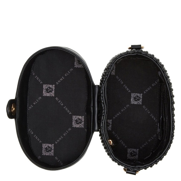 Anne Klein Ruched Top Handle Train Case, Detachable Crossbody Strap, adorable❤️ - Picture 7 of 8